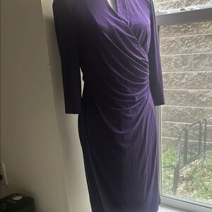 Elegant Purple Women's Dress